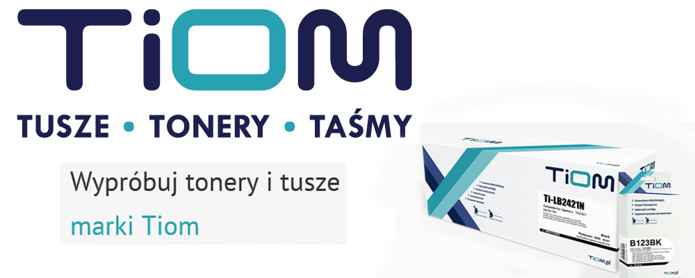<h1>Tonery do drukarek </h1>marki TiOM w naszym sklepie